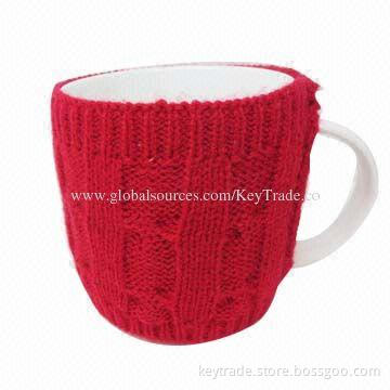 Fine Porcelain Mug in Textile Coat